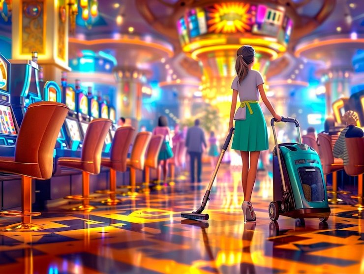 Ilustrasi pengelolaan waktu dan anggaran bermain live casino secara bertanggung jawab